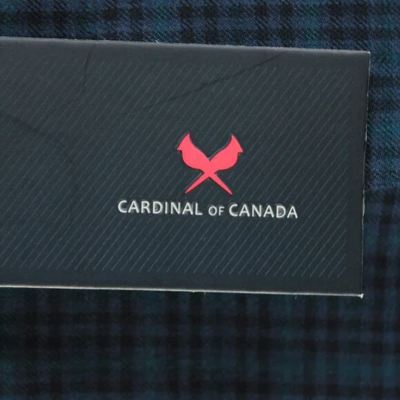 Cardinal of Canada NWT 100% Wool Sport Coat Size 44R US In Blues w/ Teal Plaid